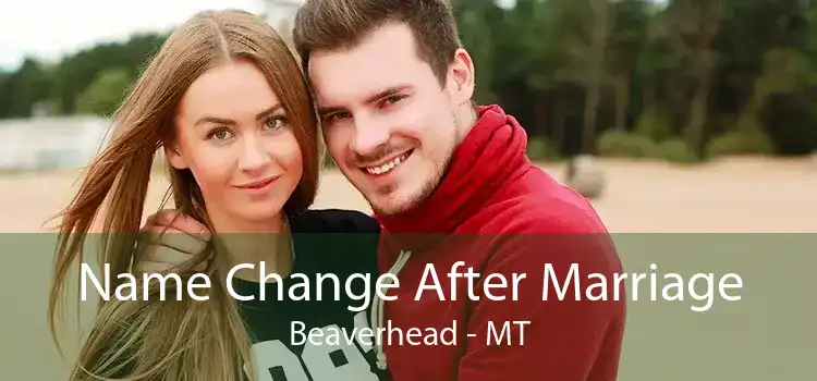 Name Change After Marriage Beaverhead - MT
