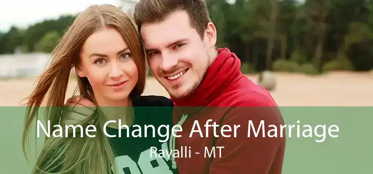 Name Change After Marriage Ravalli - MT